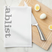 ターンタʇブɐリスɹトUN⊥ キッチンタオル (四つ折り)