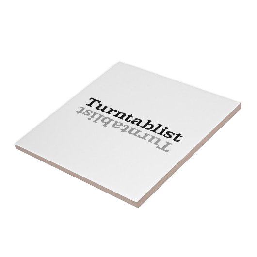 ターンタʇブɐリスɹトUN⊥ タイル (側面)