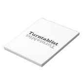 ターンタʇブɐリスɹトUN⊥ ノートパッド (回転)