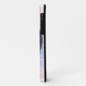 ターンテーブルのピンクの電話箱 Case-Mate iPhoneケース (裏面/左)
