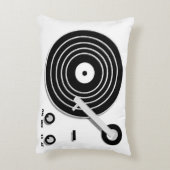 ターンテーブルの枕 アクセントクッション (裏面(縦))