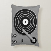 ターンテーブルの枕 アクセントクッション (裏面(縦))