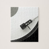 ターンテーブルの針のレコードプレーヤ ジグソーパズル (縦)