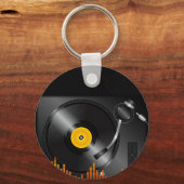 ターンテーブルキーチェーン キーホルダー (正面)