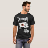 ターンテーブルライフDjティー Tシャツ (正面フル)