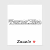 ターンテーブルリスト シール (シート)