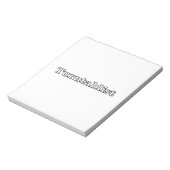 ターンテーブルリスト ノートパッド (回転)