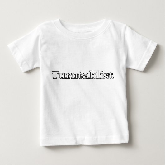 ターンテーブルリスト ベビーTシャツ (正面)