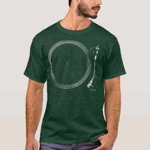 ターンテーブルレトロ音楽ヴィンテージオーディオレコードP Tシャツ