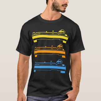 ターンテーブル友達のプリント Tシャツ