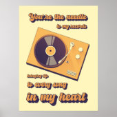 ターンテーブル愛に関連した文字。 ポスター (正面)