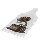 ターンテーブル漫画イラストレーション カッティングボード (角)