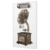 ターンテーブル漫画イラストレーション クリップボード (左)