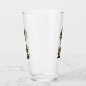 ターンテーブル漫画イラストレーション タンブラーグラス (左)