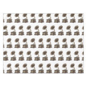 ターンテーブル漫画イラストレーション テーブルクロス (正面(横))