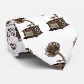 ターンテーブル漫画イラストレーション ネクタイ (ロール)