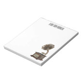 ターンテーブル漫画イラストレーション ノートパッド (回転)