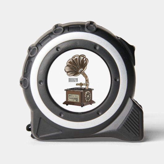 ターンテーブル漫画イラストレーション メジャー (正面)