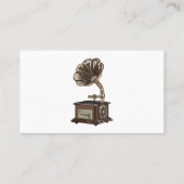 ターンテーブル漫画イラストレーション 名刺 (裏面)