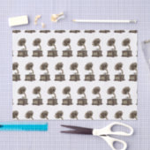 ターンテーブル漫画イラストレーション 薄葉紙 (クラフト)