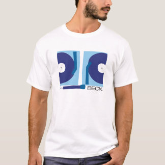 ターンテーブル2台とマイク Tシャツ