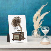 ターンテーブル カートゥーン イラスト フォトプラーク (側面)