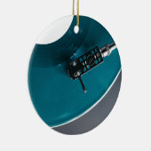 ターンテーブル・ビニール・レコード・アルバム・ミュージック セラミックオーナメント (右)