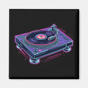 ターンテーブル ビンテージオーディオ LP ビニールレコードプレーヤー マグネット