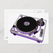 ターンテーブル ポストカード (正面/裏面)