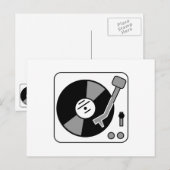 ターンテーブル ポストカード (正面/裏面)