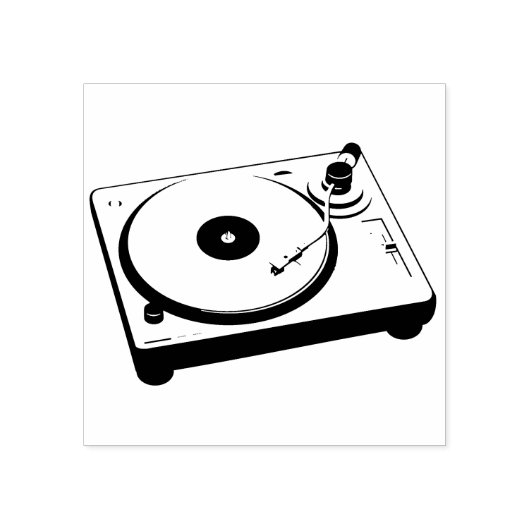 ターンテーブル ラバースタンプ (インプリント)