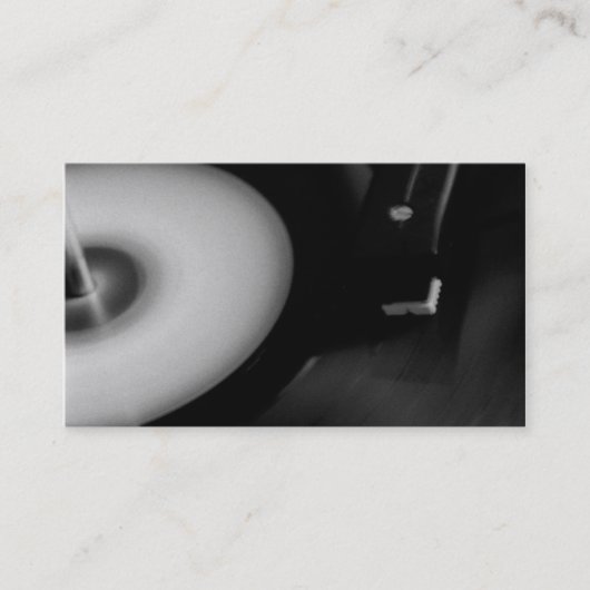 ターンテーブル 名刺 (正面)