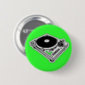 ターンテーブル 缶バッジ (正面&裏面)