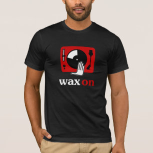 ターンテーブルDJのワイシャツのワックス Tシャツ
