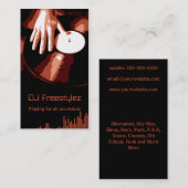 ターンテーブルDJの名刺 名刺 (正面/裏面)