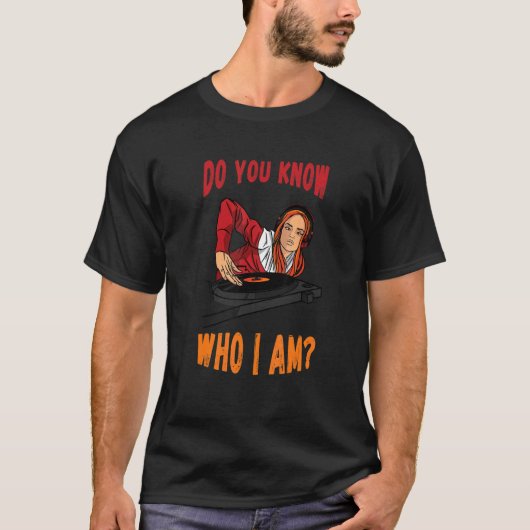 ターンテーブルDJテクノDJビートメーカーHouse Tシャツ (正面)