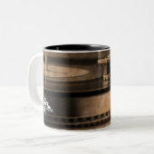 ターンテーブルDJ MUG ツートーンマグカップ (正面左)