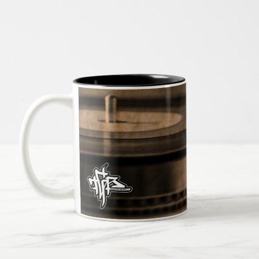 ターンテーブルDJ MUG ツートーンマグカップ (左)
