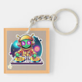 「ターンテーブルExvasanza」 キーホルダー (裏面)