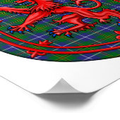 ターンブル狩りタータンチェックスコティッシュプレイド ポスター (角)