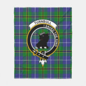 ターンブル狩りタータンチェックプレイド フリースブランケット (正面)