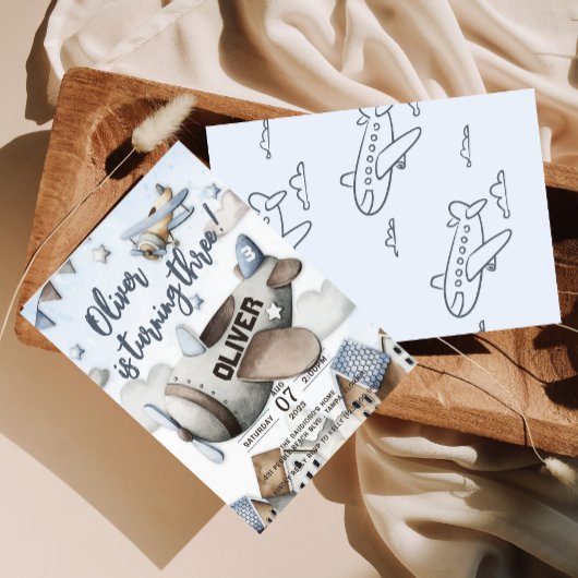 ターン3子供の誕生日招待状 招待状