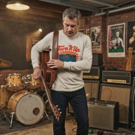 ターン・イット・アップ・アゲイン - ヴィンテージ・ロックの復活 トライブレンドTシャツ