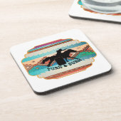 ターン&バーンバレルレース引用文マウスパッドUSB Ch コースター (左側)