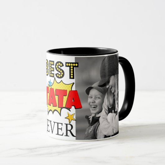 タ最高のタエバーカスタム写真マグ マグカップ (正面右)