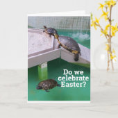 **タ間抜けートル**イースターのご利用をお祈りします カード (黄色い花)