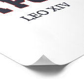 ダおもしろいポープクールシャツ神祝福Pope Leo Xiv Me ポスター (角)