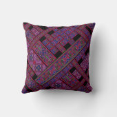 ダイアゴナルバイオレットオーロラ装飾用クッション クッション (裏面)
