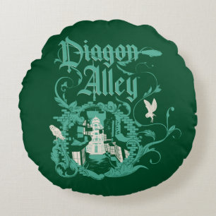 ダイアゴンALLEY™ヴィンテージグラフィック ラウンドクッション