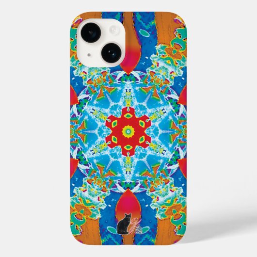 ダイアトーム カレイドスコープ iPhone カー Case-Mate iPhoneケース (裏面)
